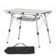 Couche de maille pliante en aluminium pour table de camping