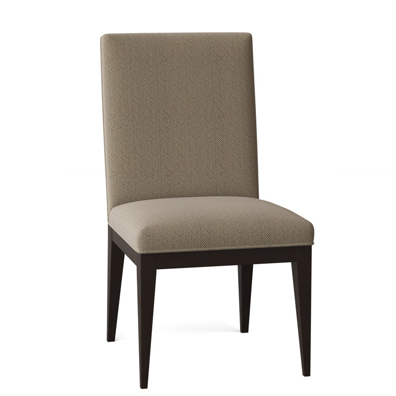 Logan Dining Chair, American Walnut, Filigree Ivory