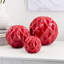 Sagebrook Home 3-Pieces 4/5/6" Varena Red Decor Balls