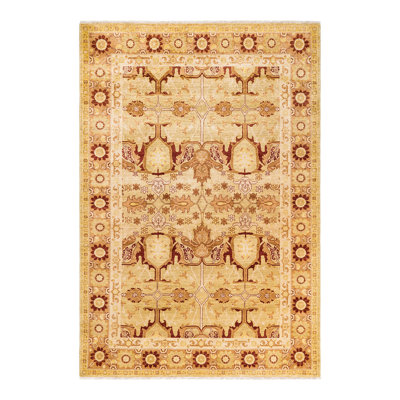 Robinto One-of-a-Kind 6' 3" X 9' 3" Hand Knotted Area Rug