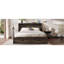 Grand lit escamotable Murphy avec station de charge, lit plateforme pliable multifonctionnel avec 1 grand tiroir de rangement pour chambre d'amis, petite chambre-70839602-70839605