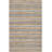 Abhay Hand Woven Cotton/Jute Striped Rug in Natural/Blue-1874915361