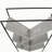 5-Tier Etagere Bookshelf with V-Shaped Slanted Shelves, Metal Frame-1928846905