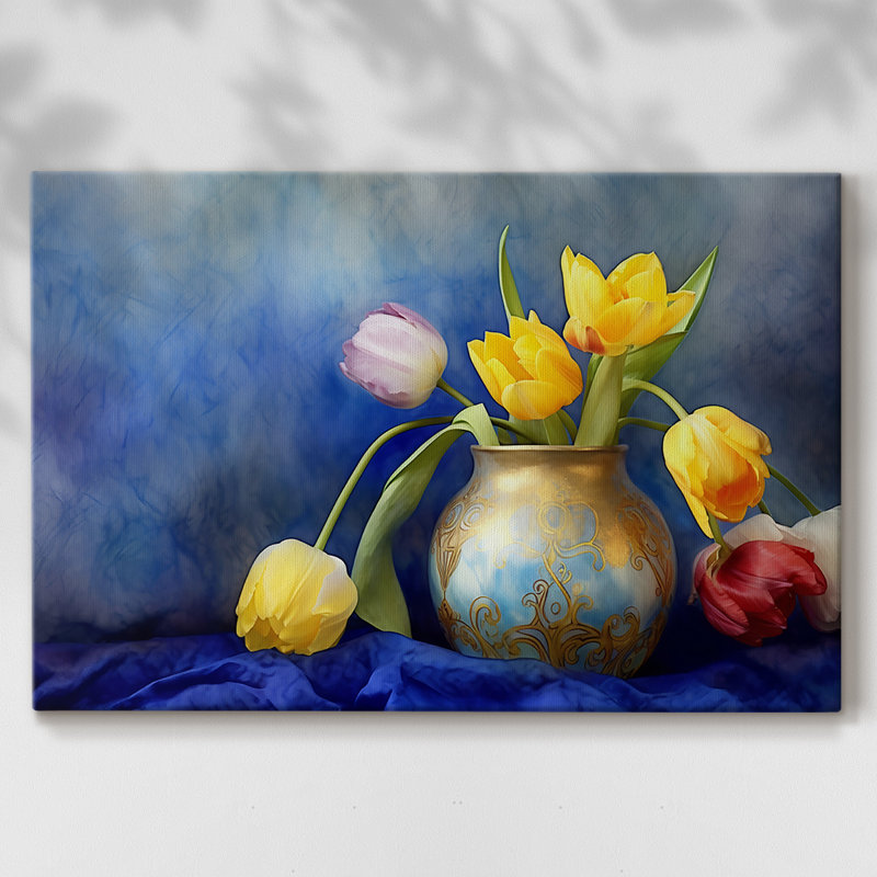 Floral Series-XCV -Gallery Wraraped Cavas, 24 x 36
