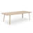 Santrez Rectangular 8 Person 105" Long Dining Set With Sunbrella Cushion Covers-1399533469