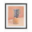 Mélangeur de boissons disco sur fond orange, impression sous verre, design par Lish Creative-971412581-971412577