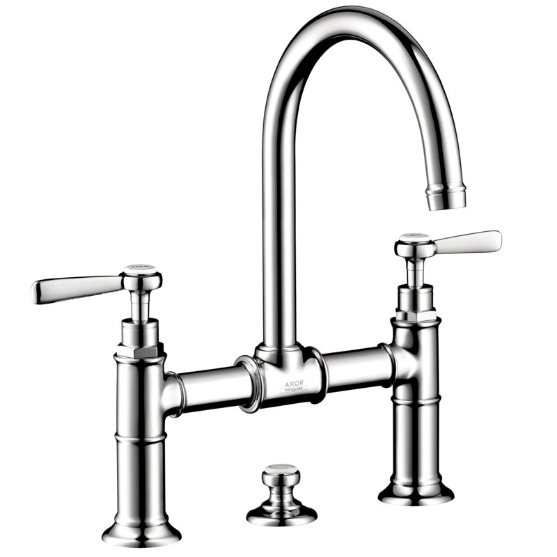 AXOR Montreux Widespread Bathroom Faucet, Chrome