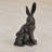 Mother Hare and Baby Garden Statue