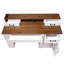 Bureau de ferme 55 po avec armoire de rangement et station de charge 55 po-944866429