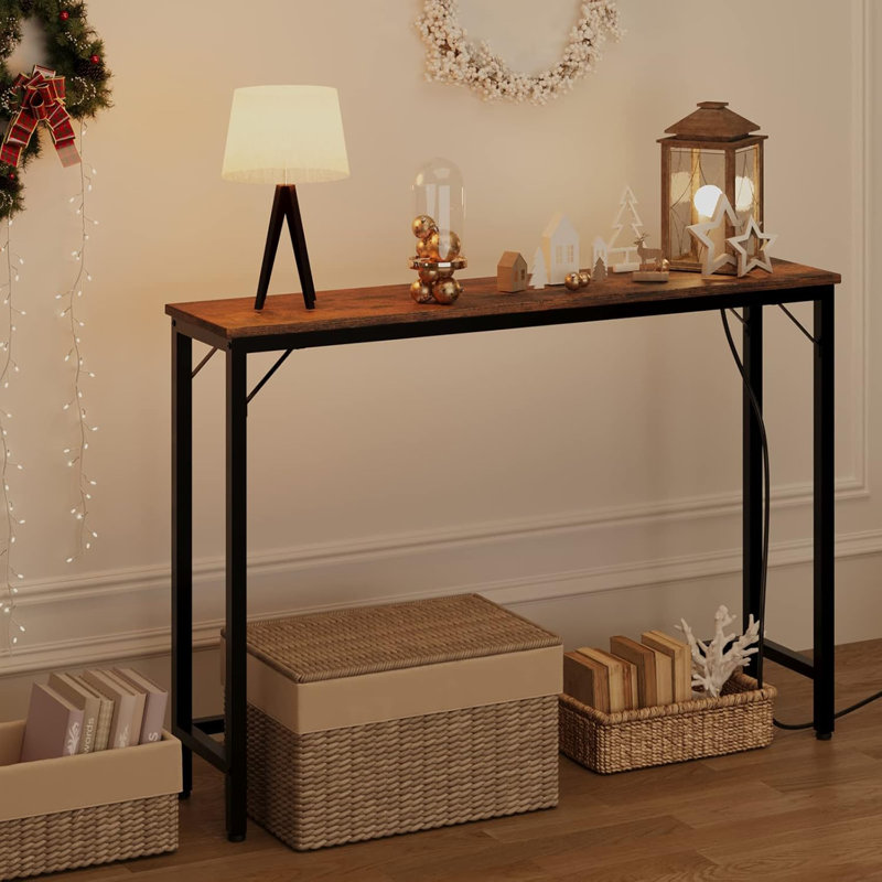 Adeleen 100cm Console Table, Bronze