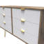 Fully Assembled Amilyn 6 Drawer 112Cm W Double Dresser-449446996