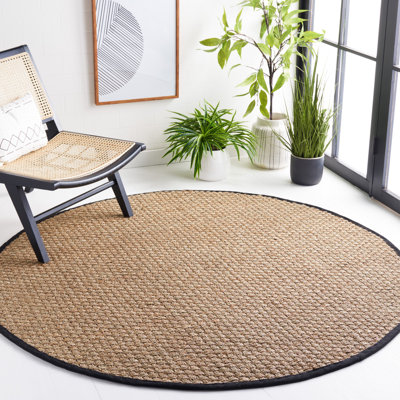Tapis naturel / noir Auckland