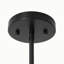 Luminaire suspendu Lodi - noir mat, noyer-106870045