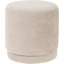 44cm Wide Round No Pattern Cocktail Ottoman