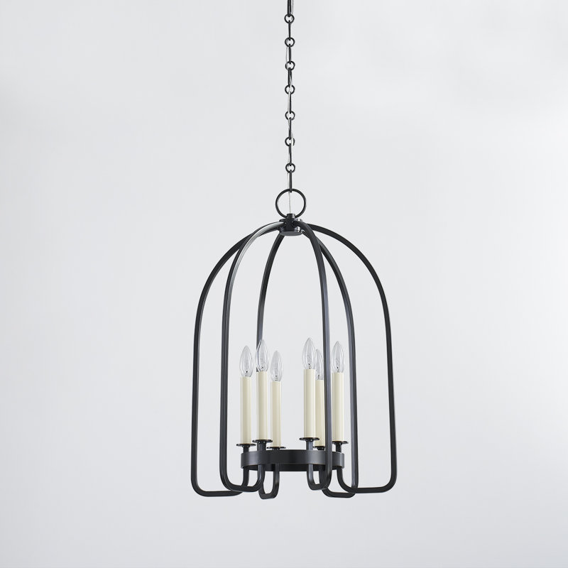 Oakville 6 Light Lantern, 28" H x 18.25" W x 18.25" D, Old Bronze
