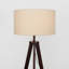 Ismay 149 cm Morrigan Wood Tripod Floor Lamp with Shelf & XL Reni Shade-1931649187-1931688564-1931649193