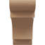 New Brighton cèdre brut grain de bois TimberThane Corbel, apprêté brun clair-88292433