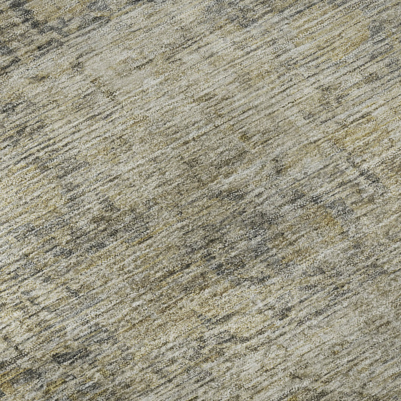 Premium Machine Washable Lubbers AMF1744 Global Rug, Rectangle 1'8" x 2'6"