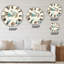 Ailes d'oiseaux beiges - Horloge murale traditionnelle-73151268
