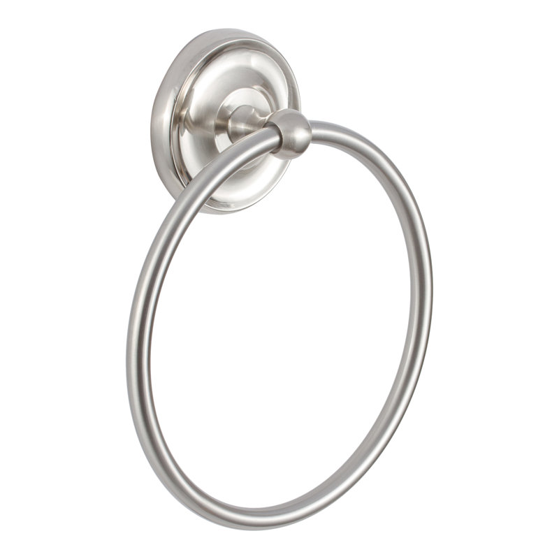 Pinedale Towel Ring, Satin Nickel
