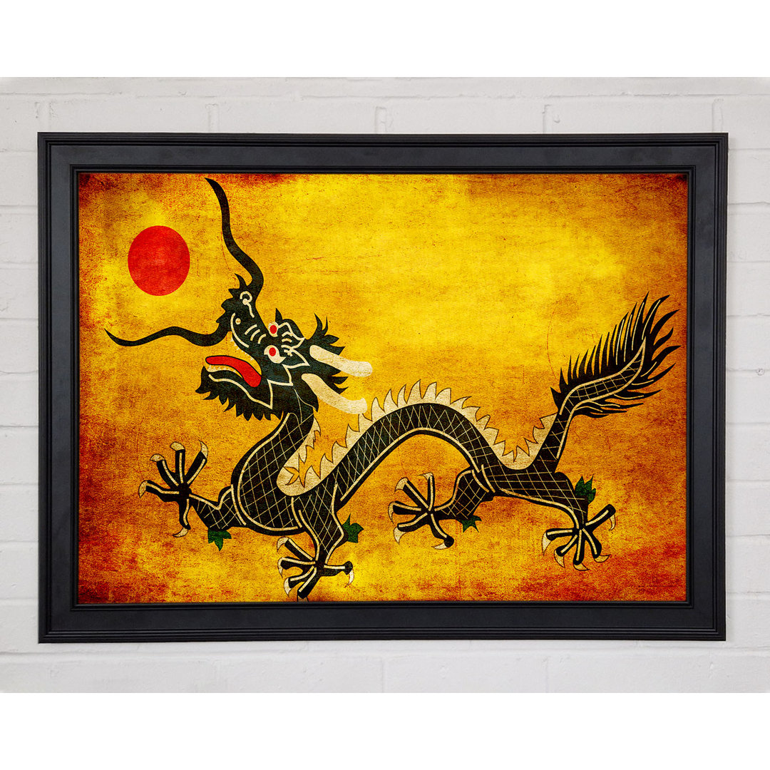 Gerahmtes Leinwandbild Manchu Dragon Ming Dynasty