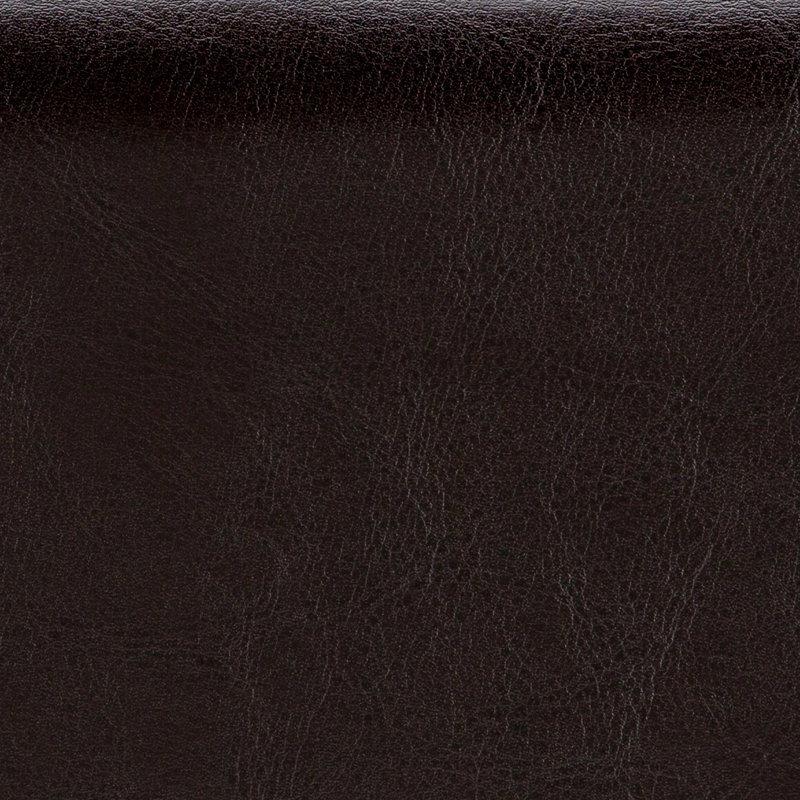 Banc de rangement avec repose-pieds capitonné et tablette ouverte Cosmopolitan, Marron foncé