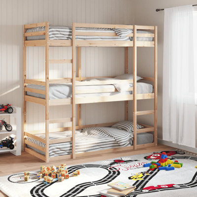 Vakhtang Solid Wood Bed