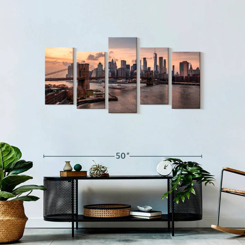 Senne Brooklyn Dusk, 24" H x 49" W