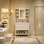 Meuble-lavabo 36 po avec armoire à pharmacie, armoire à miroir moderne avec tablette réglable, armoire de rangement pour salle de bain avec 4 tiroirs, armoire de rangement avec cadre en bois massif-1690723470