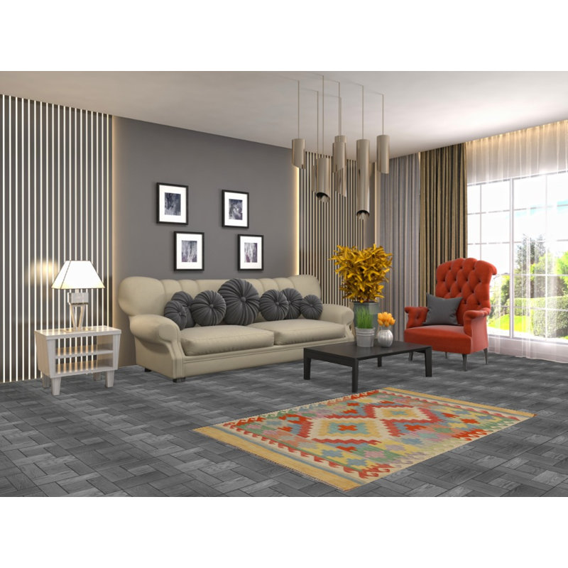 Tapis décoratif South Western Kilim 3 x 5
