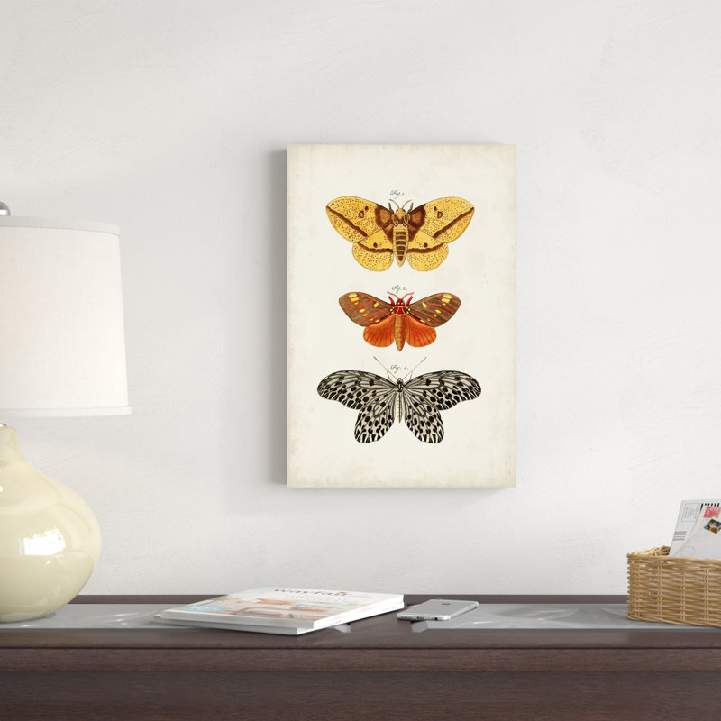 Papillons rétro IV, H 18 po x l 12 po