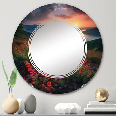 Miroir mural rond Vaill