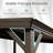 10X14ft Lean To Gazebo, Outdoor Hardtop Wall Mounted Gazebo With Sloping Galvanized Steel Roof, Upgraded Heavy Duty Mounted Shelter With Drainage System For Deck, Porch, Backyard-123312084-123312088