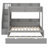 Storage Staircase Bunk Bed With Trundle And Integrated USB LED Lighting-1326576667