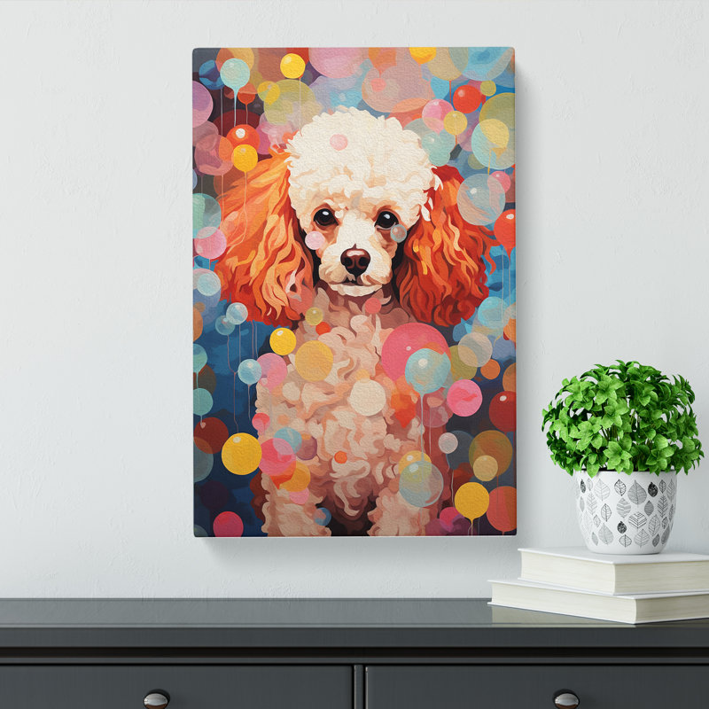 Poodle Orphism - Print, 50cm H x 35cm W x 3cm D