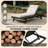 Acacia Wood Chaise Lounge Set with Headrest, 4-Position Adjustable Recliner, Foldable Outdoor Patio Chair with Water Resistant Cushion for Pool Terrace-183482811-183482809