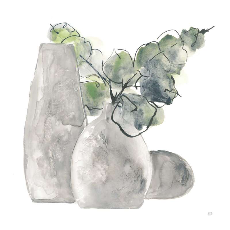 Trois vases IV, H 20 po x l 20 po