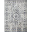 Tapis oriental bleu / crème en polypropylène tissé à la machine Araly-1940593037