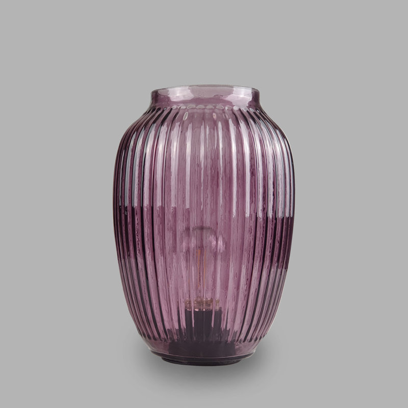 Glass Novelty Lamp, Purple