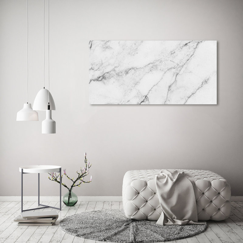 Marble - No Frame Print on Canvas, Wrapped Canvas, 60cm H x 120cm W