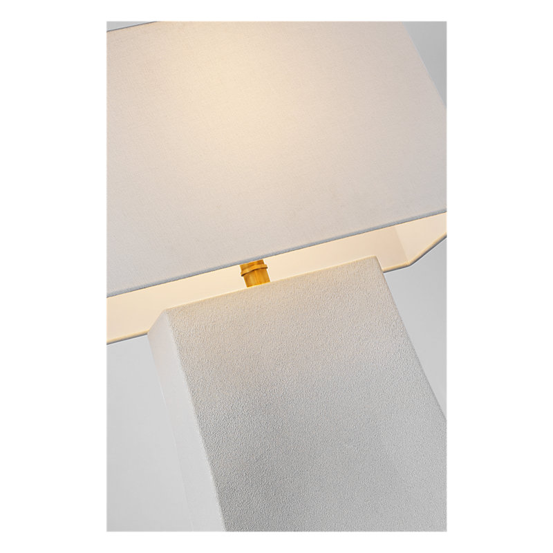 Chapman & Myers Lucera Medium Table Lamp, Porous White