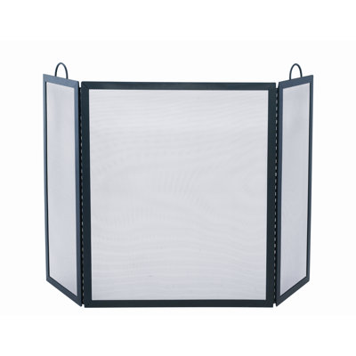 Acai Steel Fireplace Screen