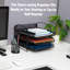  Plateau à 3 niveaux, organisateur de bureau, fixation murale, bureau, filet métallique, L 11,5 po x l 14,25 po x H 9,75 po