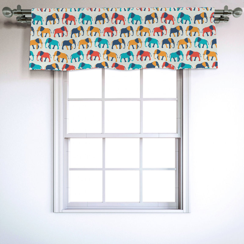 Sateen Ruffled Window Valance