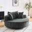Fauteuil pivotant Fluffy Chenille
