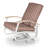 Askar Swivel Powder Coated Aluminum Outdoor Lounge Chair-19643684-19643660-19643680
