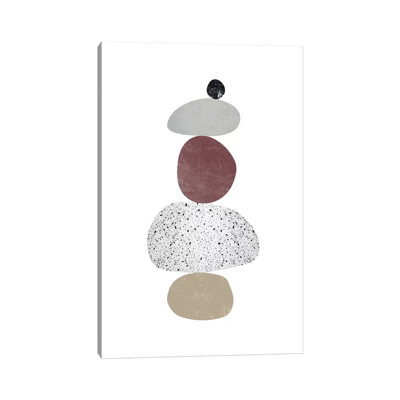 Pebbles VI 1 Piece Wall Art on Canvas