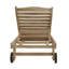 Hyland 202cm Long Reclining Teak Single Chaise