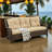 Ultra-Comfort Weather-Resistant PE Rattan Patio Sofa w/ Plush Cushions & Easy Assembly