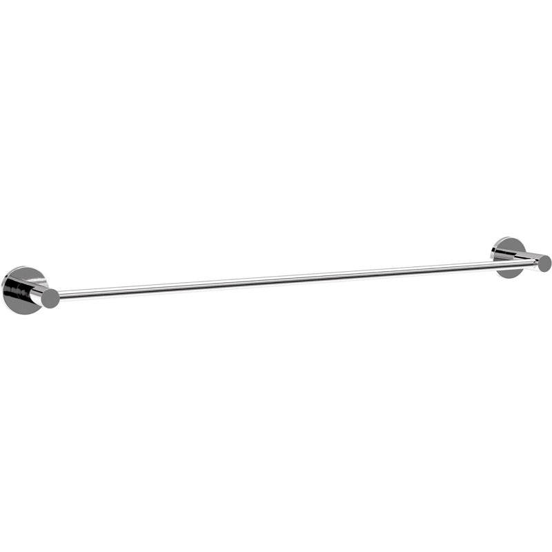 Barre à serviettes murale Precept 1, Chrome poli, H 1,97 po x L 25,97 po x P 2,86 po